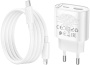 Белый C109A EU и свёрнутый USB-C — Lightning кабель: маркировка модели