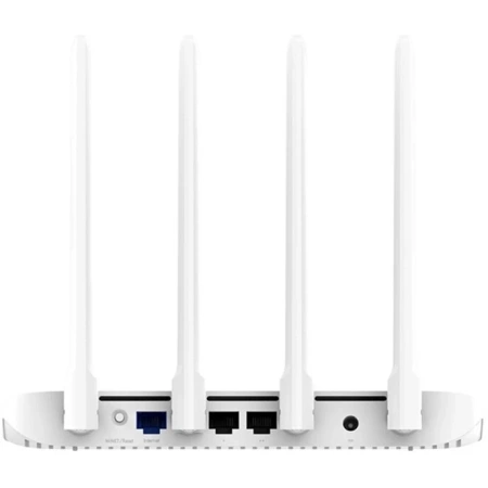 Mi Router 4A DVB4429GL — вид сзади: один WAN и два LAN