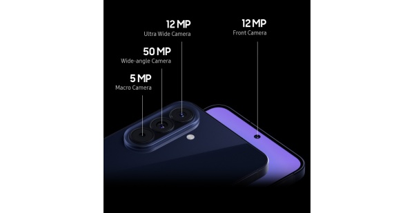 Смартфон Samsung Galaxy A57 12/256Gb Awesome Navy, тёмно-синий