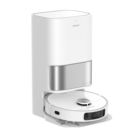 Dreame L10s Ultra, робот и станция слева