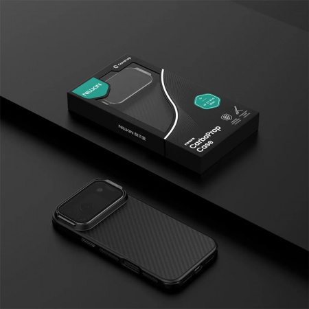 Чехол NILLKIN CarboProp Magnetic case (Translucent Black Camera cover) 17 Pro Max Black