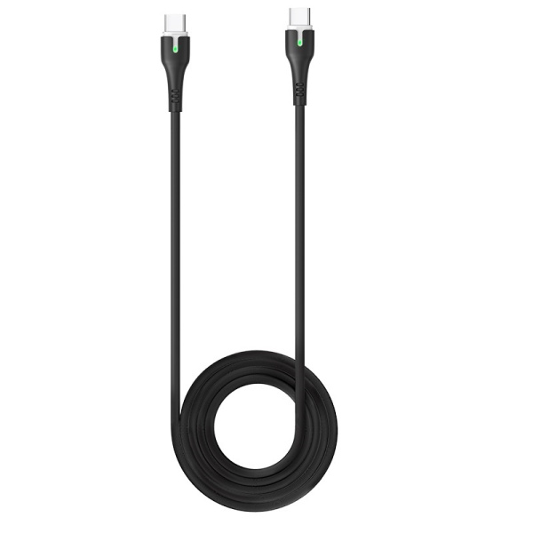 Кабель USB-C Hoco X45 Surplus 1,8 м (Type-C - Type-C, 3A) Black