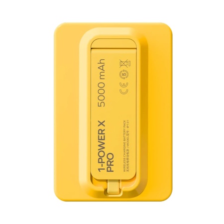Внешний аккумулятор MOMAX 1-Power X Pro Magnetic 5000mAh (IP131HKY) Yellow