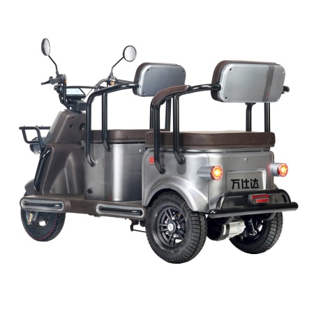 Электротрицикл Wanshida U1-X 60V 800Вт (Серый-3094)