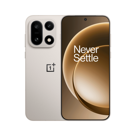 OnePlus 15 Sand Storm — вид спереди и сзади