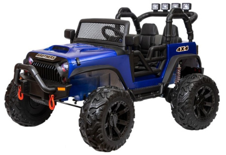 Детский электромобиль Jeep JC 666 24V Синий краска