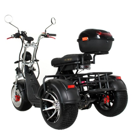 Электротрицикл Ikingi X12 Pro Trike (M12 Pro Trike) (Черный)
