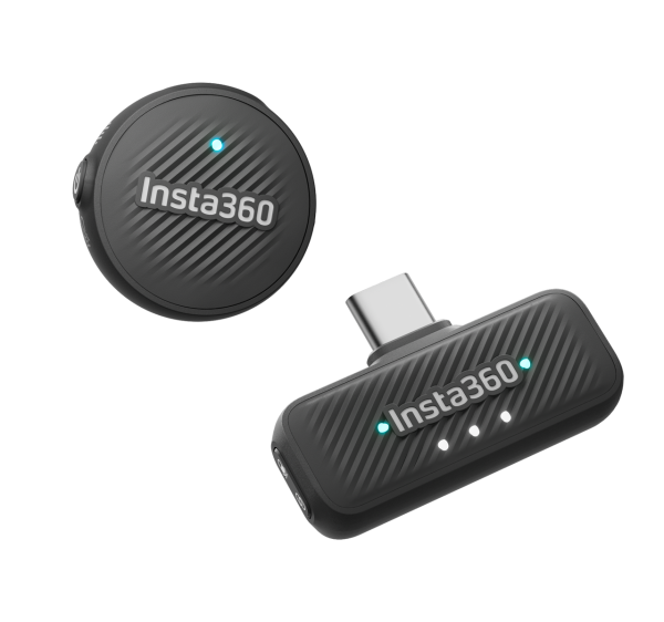 Беспроводной микрофон Insta360 Mic Air — комплект: 1 передатчик, 1 приёмник USB-C