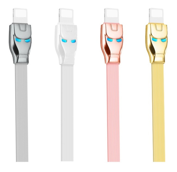 Кабель Hoco U14 Steel Man 1,2 м (Lightning-USB)