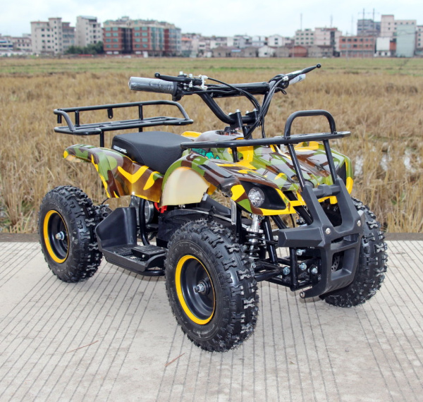 Квадроцикл GreenCamel Gobi K200 (36V 800W R6 Цепной привод) Армейский-желтый