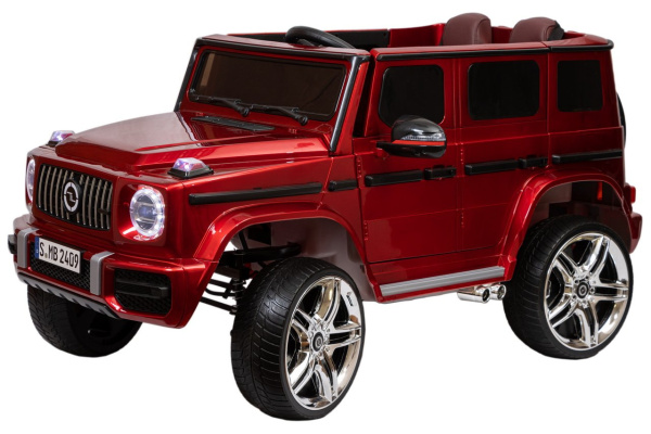 Детский электромобиль Mercedes-Benz G63 (высокая дверь) 4x4 YHH2409 Красный краска