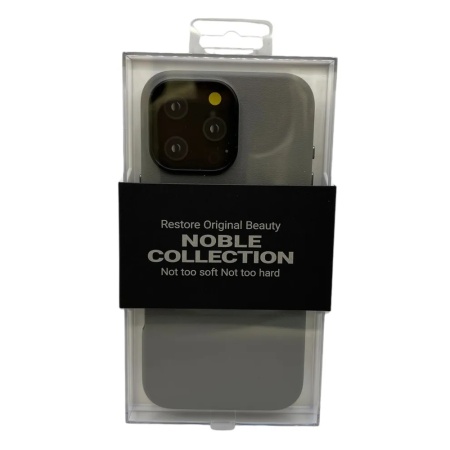 Чехол кожаный KZDOO Protective Case для Iphone 16 Pro Max Серый