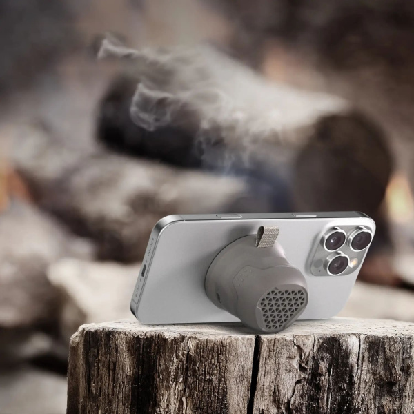 Портативная колонка MOMAX 1-Vibe GO Magnetic (BS7E) Grey