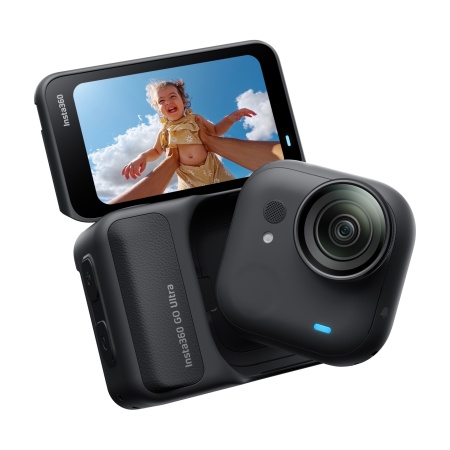 Экшен-камера Insta360 GO Ultra, Standard Bundle, Cosmic Black — официальный вид 2