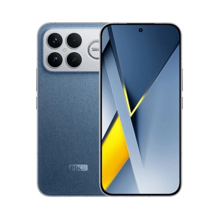 Смартфон Poco F8 Ultra 12/256GB Denim Blue — фото на белом фоне