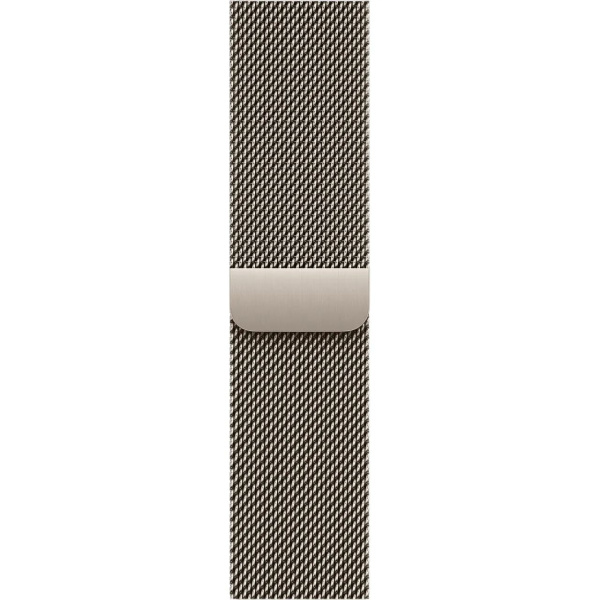 Apple Watch Series 10 GPS + Cellular 42mm Natural Titanium Case with Natural Milanese Loop (MWXF3)