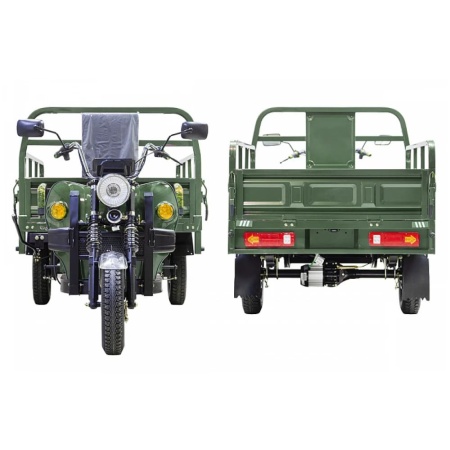 Грузовой электротрицикл Rutrike D4 1800 60V1500W (Зеленый-2493)