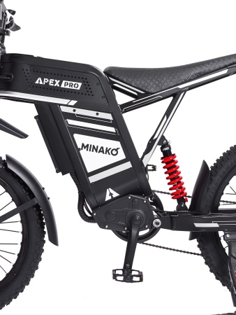 Электровелосипед Minako Apex Pro 60V 30Ah, чёрный — УЦЕНКА — фото