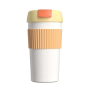 Термокружка Xiaomi KKF Rainbow (S-U45C) Orange-White