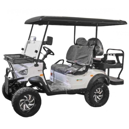 Гольфкар GreenCamel Linhai A22L (2+2, 4kW AC, R14 литые) LUX lifted Белый