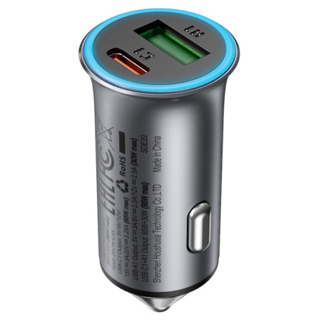 Автомобильное зарядное устройство AceFast Charge B16, 95W(1 USB-C + 1 USB-A)