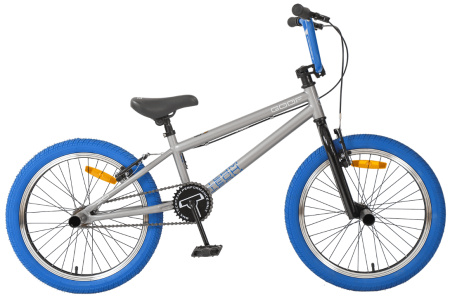 Велосипед TechTeam BMX TT Goof 20"х18.7" 2020 Серо-синий