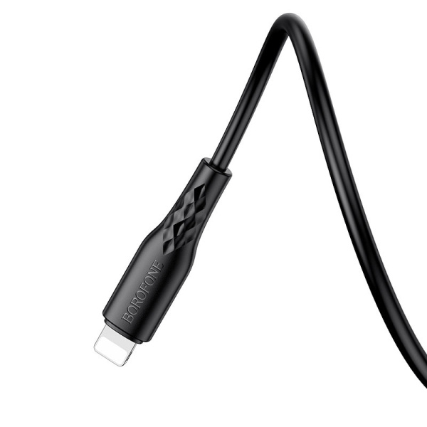 Кабель Borofone BX48 USB - Lightning 2,4A 1 м Черный