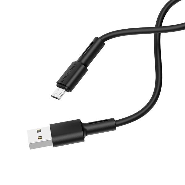 Кабель Borofone MicroUSB - USB BX31 Черный