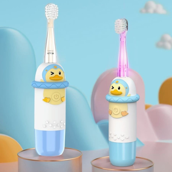 Электрическая детская зубная щётка с 2 насадками Xiaomi Bomidi Toothbrush KB01 (Blue)