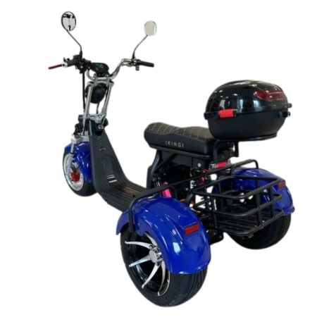 Электротрицикл Ikingi X12 Pro Trike (M12 Pro Trike) (Синий)