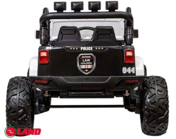 Детский электромобиль Jeep JC 666 24V Черный Police