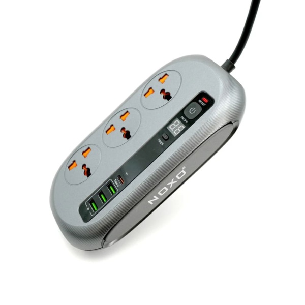 Удлинитель NOXO PSN-1 2500W 3 выхода 4 порта 3хUSB-A 1xUSB-C