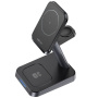 Беспроводное зарядное устройство AceFast Fast Wireless Charger Desktop Holder E3 3-in-1 Black
