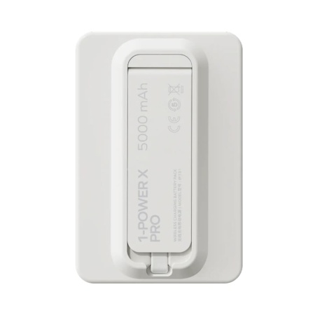 Внешний аккумулятор MOMAX 1-Power X Pro Magnetic 5000mAh (IP131HKW) White