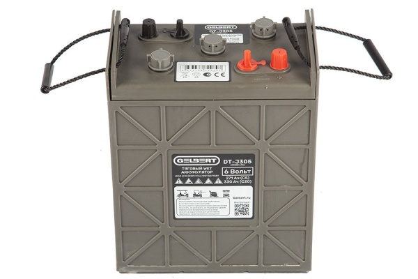 Аккумулятор тяговый WET Gelbert DT-J305 (6V271A/H C5) [J305H-AC]