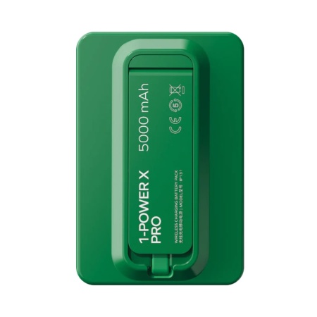 Внешний аккумулятор MOMAX 1-Power X Pro Magnetic 5000mAh (IP131HKG) Green