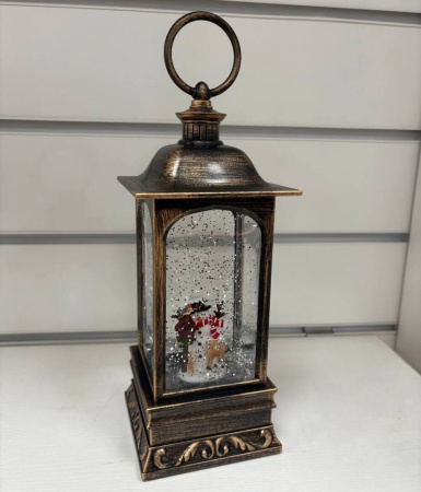 Фонарь новогодний WT-001 Снеговик Лиса Заяц