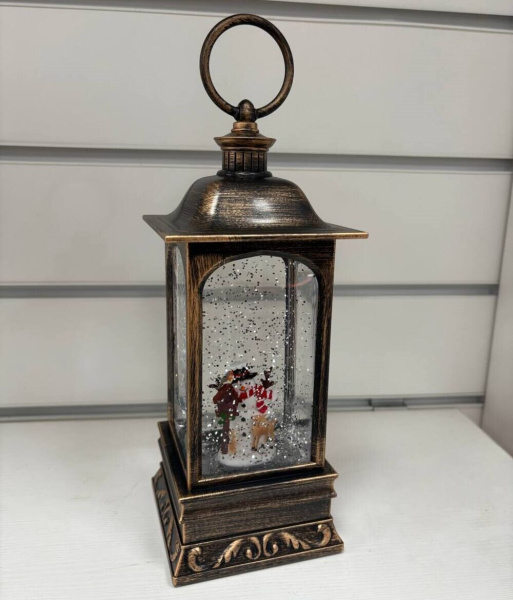 Фонарь новогодний WT-001 Снеговик Лиса Заяц