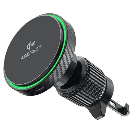 Автомобильный держатель с беспроводной зарядкой AceFast D33 15W QI2 Black