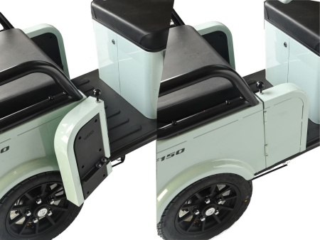 Электротрицикл Wanshida LC-F150 60V 1000Вт (Красный-3080)