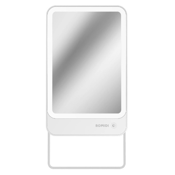 Зеркало для макияжа с подсветкой Bomidi R1 белый