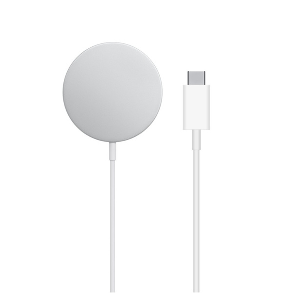 Беспроводное зарядное устройство COTEetCI CS5712 WS-28 MagSafe Charger для iPhone + Type-C (Белый)
