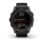 Умные часы Garmin Fenix 7 Pro Sapphire Solar 47 мм, Carbon Grey DLC, чёрный ремешок (010-02777-11)