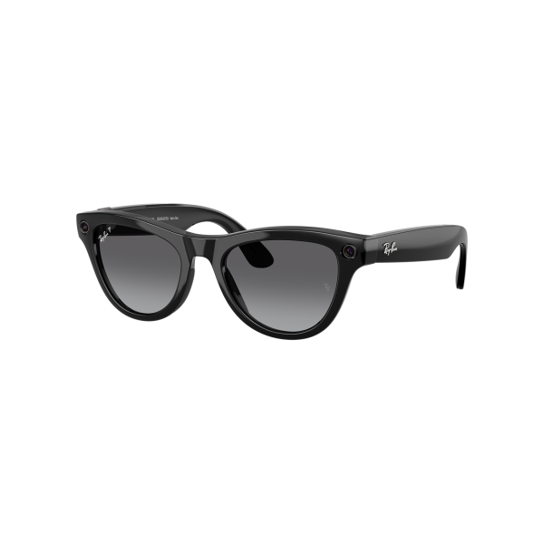 Ray‑Ban Meta Skyler Gen 2 RW4014 601/T3 Shiny Black / Polar Gradient Graphite, 52–20