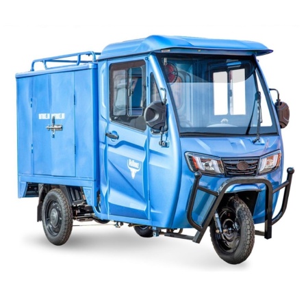 Грузовой электротрицикл Rutrike КАРГО Кабина Дуал обогрев 1500 60V1000W (Темно-синий-2857)