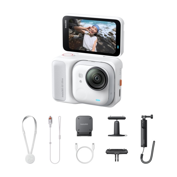 Экшен-камера Insta360 GO Ultra — Creator Bundle, Белый