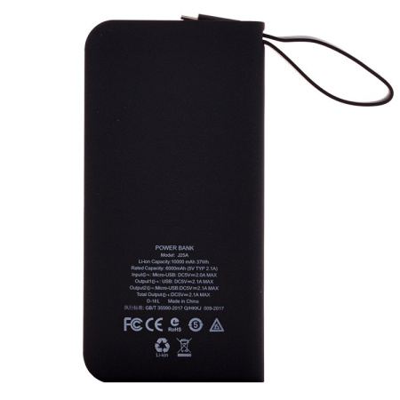 Внешний аккумулятор Hoco J25A Micro USB 10000mAh черный