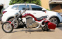 Электромотоцикл GreenCamel Chopper C200, 72V 3000W R15 красный