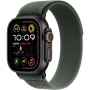 Apple Watch Ultra 2 (2024) 49mm Black Titanium Case with Green Trail Loop M/L