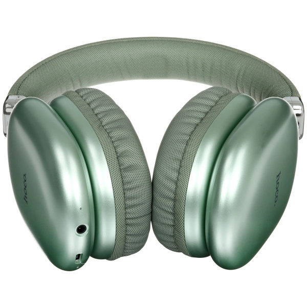 Беспроводные наушники накладные Hoco W35 Max Joy, Bluetooth, 800 мАч, зеленый Беспроводные наушники накладные Hoco W35 Max Joy, Bluetooth, 800 мАч, зеленый